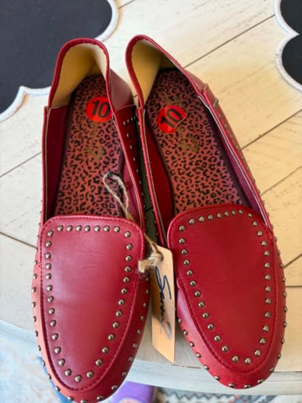 Seven7 Francesca Red Loafers size 10M